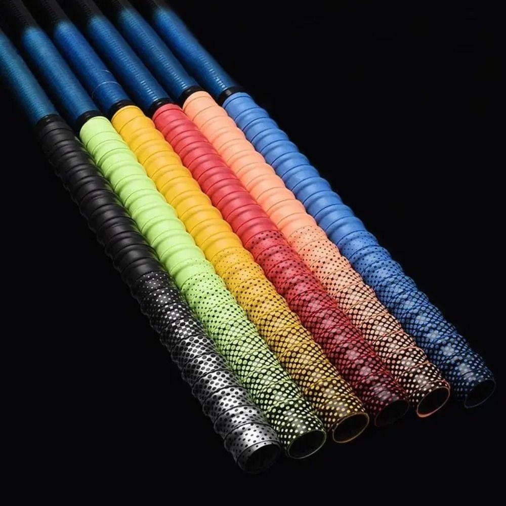 Băng dính cho cần câu và vợt tennis, 180cm, chống mài mòn, đàn hồi tốt, chống trượt, màu sắc bền bỉ