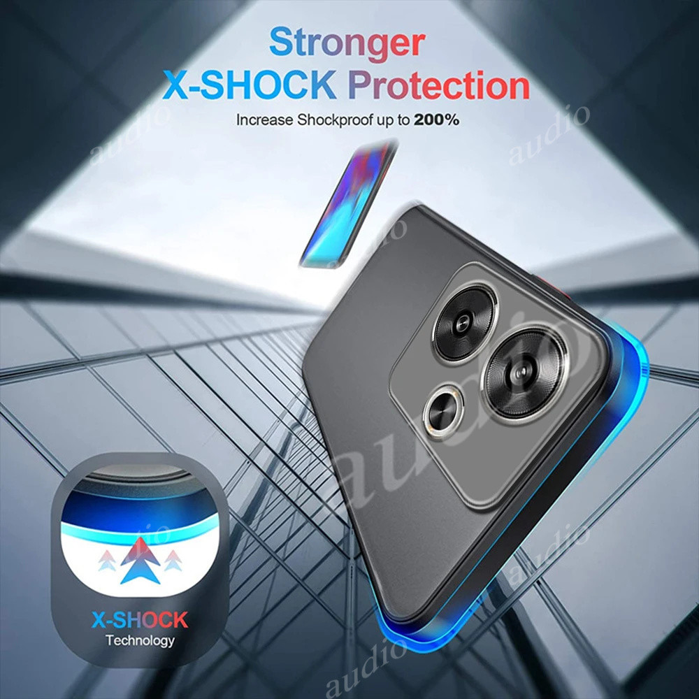 Dành Cho POCO m6 4G 2024 Ốp điện thoại Silicon Mờ Chống Sốc Cho POCO m6 M 6 6M PocoM6 4G Vỏ Sau Ốp điện thoại Coques Camera Bảo Vệ Funda Vỏ