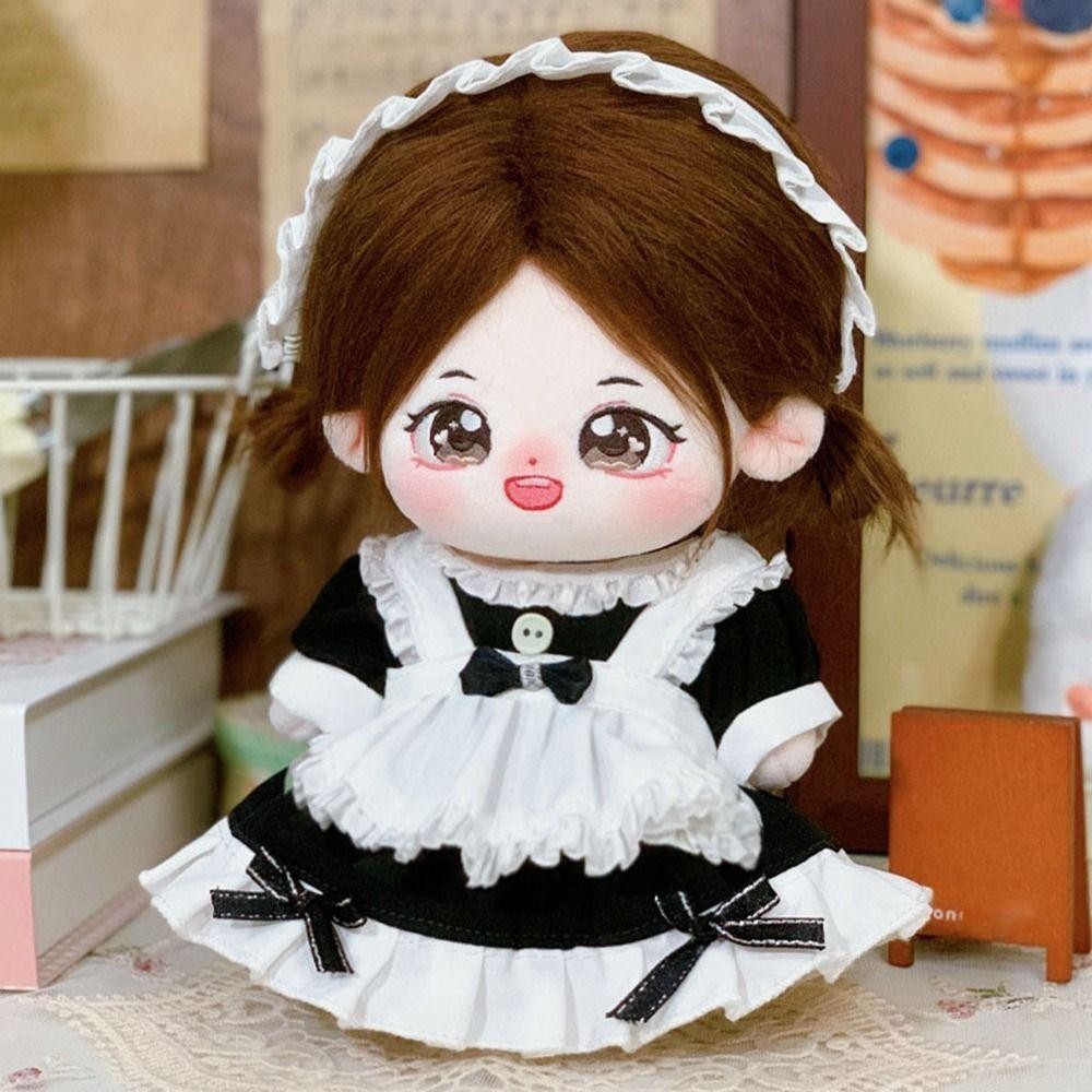 Flazea Búp Bê Dễ Thương Quần Áo Đáng Yêu, Có Băng Đô Hoạt Hình Phụ Kiện Đầm Công Chúa, 20 Kiểu Váy Thời Trang Váy Cho Búp Bê Cotton 20cm / Búp Bê Thần Tượng EXO