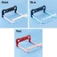 Giá đỡ móc chậu rửa CATIYAHA, Giá đựng đồ phòng tắm treo tường gấp, Tiện lợi hữu ích Tiết kiệm không gian Kệ sắp xếp chậu đa năng