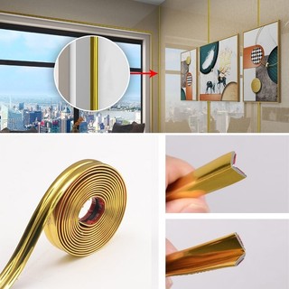 Trang Trí Nhà Cửa Tự Dính Góc Tường Trang Trí Dải Chống Va Chạm 3D Dán Tường Tường Tường Bên Ngoài Góc Trang Trí Dải