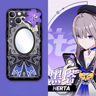 Honkai Star Rail Kafka Silver Wolf Herta Vỏ Mềm Tương Thích Cho IPhone 14 15 13 12 11 Pro Max 14 15 Plus 12 13 Mini X Xr Xs Max 7 8 6 6s Plus Vỏ Bảo Vệ Thời Trang Hoạt Hình