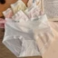 Quần lót lụa băng mùa hè DARON, Quần lót lụa băng liền mạch in chữ, Quần lót Cotton mềm mại Quần lót nữ mỏng xuyên thấu Quần lót nữ sinh nhật