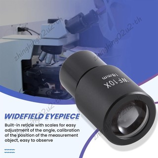 Kính hiển vi 10X Kính hiển vi Ống kính quang học góc rộng Trường 18mm Ống kính mắt chuyên nghiệp Tiêu chuẩn