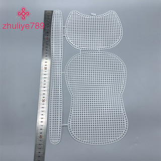 < zhuliye789 > Túi Móng Ngựa Lưới Đan Lót Dệt Tấm Lưới Nhựa Phụ Kiện Nhung