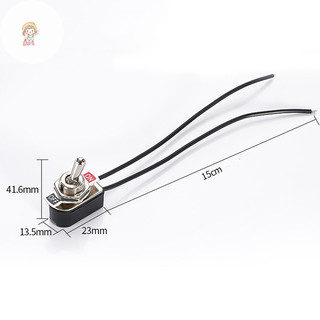 TWE AC250V 3A Bật / Tắt Tiêu Chuẩn Có Dây Cáp KNS-1 SPST Liên Hệ Thiết Bị Điện VN