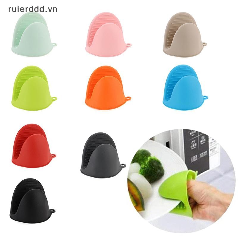 # Ruierdd # 2 Chiếc Găng Tay Lò Nướng Silicon Chịu Nhiệt Pinch Mitts Chống Bỏng Chống Trượt Găng Tay Kẹp Nồi Nấu Nướng Lò Mitts.