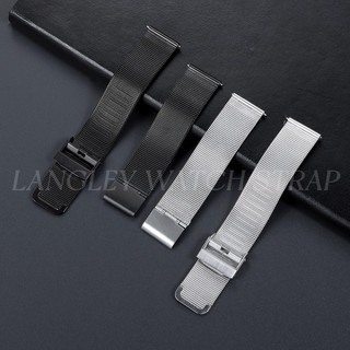 Dây đeo đồng hồ Milanese Loop Dây đeo đồng hồ lưới Độ dày 0,4mm cho DW cho Daniel Wellington Dây thép không gỉ cổ điển không gỉ 18mm 20mm 22mm Vòng đeo tay nam nữ