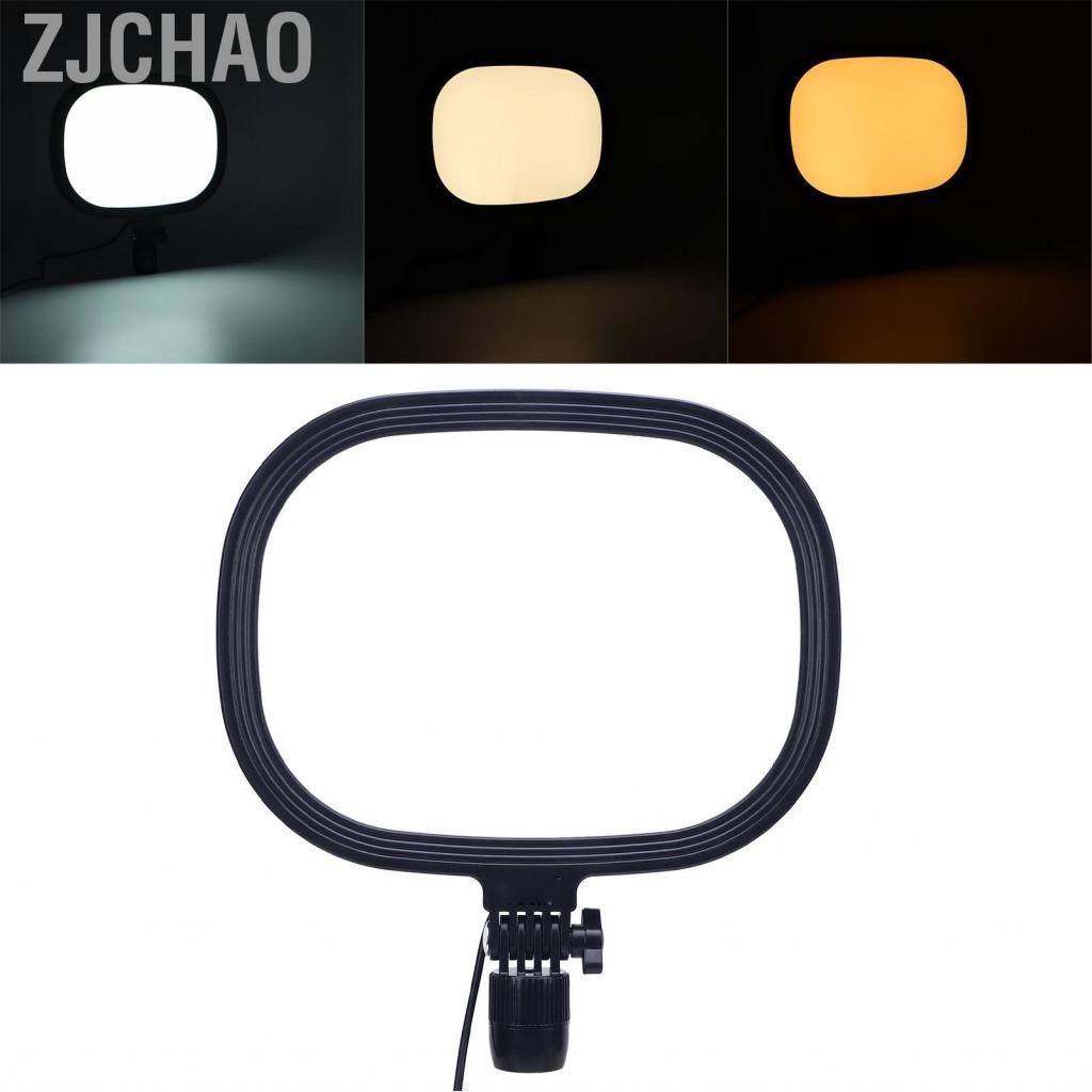 Zjchao Ánh sáng bảng điều khiển LED 9in 3000 đến 6500K Video máy ảnh chạy bằng máy bay di động để ghi lại nhiếp ảnh