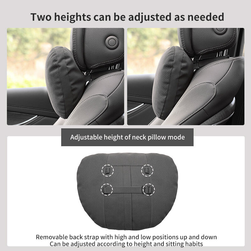 Ô Tô Tựa Đầu Cổ, Gối Hỗ Trợ Cổ Mềm Bảo Vệ Cho Xe Honda Mobilio Accord City Civic Brio CRV Vezel Stream
