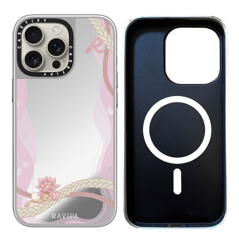Casetify X RAVIPA Ốp lưng tình yêu hút từ tính Vỏ IPhone IPhone 16 15 14 13 12 Pro Max Plus Ốp lưng cứng có hộp khắc logo