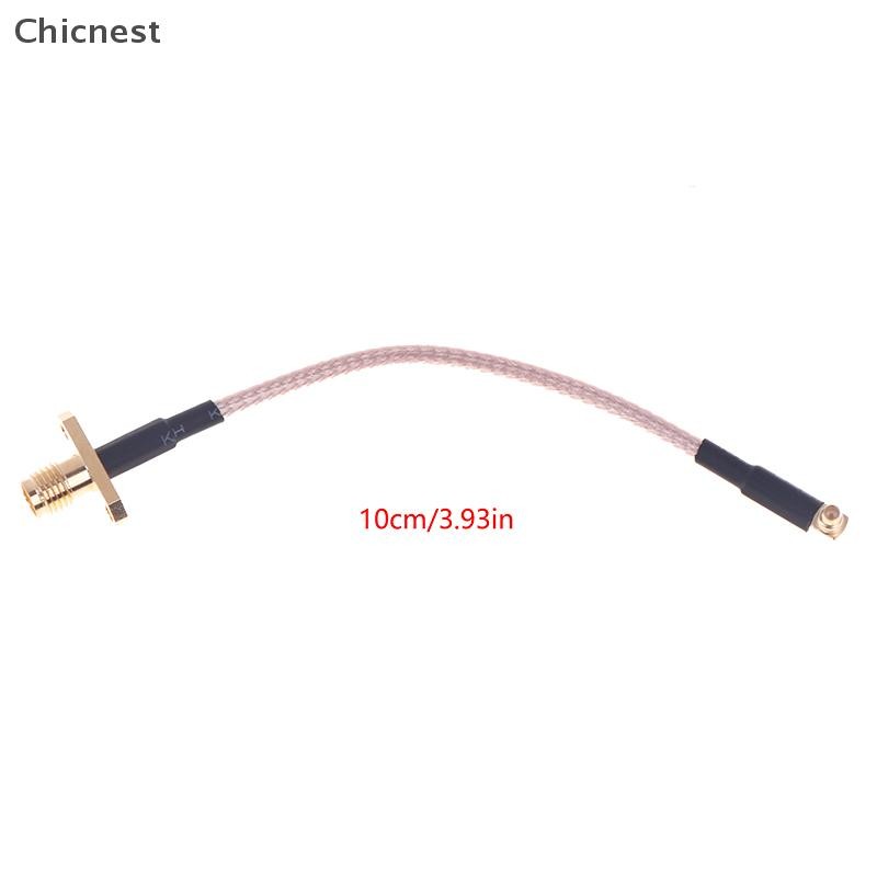 [Chc] 1PC MMCX Sang SMA / RP-SMA Bảng điều khiển mặt bích nữ RG316 Dây nối dài ăng-ten FPV cho TBS Uniify PandaRC VTX [VN]
