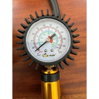 Đồng hồ bơm lốp dạng bấm Maxsupe , bơm xe tay bóp thẳng,vòi chuyên dùng bơm ô tô, xe tải