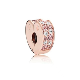 Hạt Charm Khóa an toàn đá cuội hình trái tim Z quyến rũ tự làm