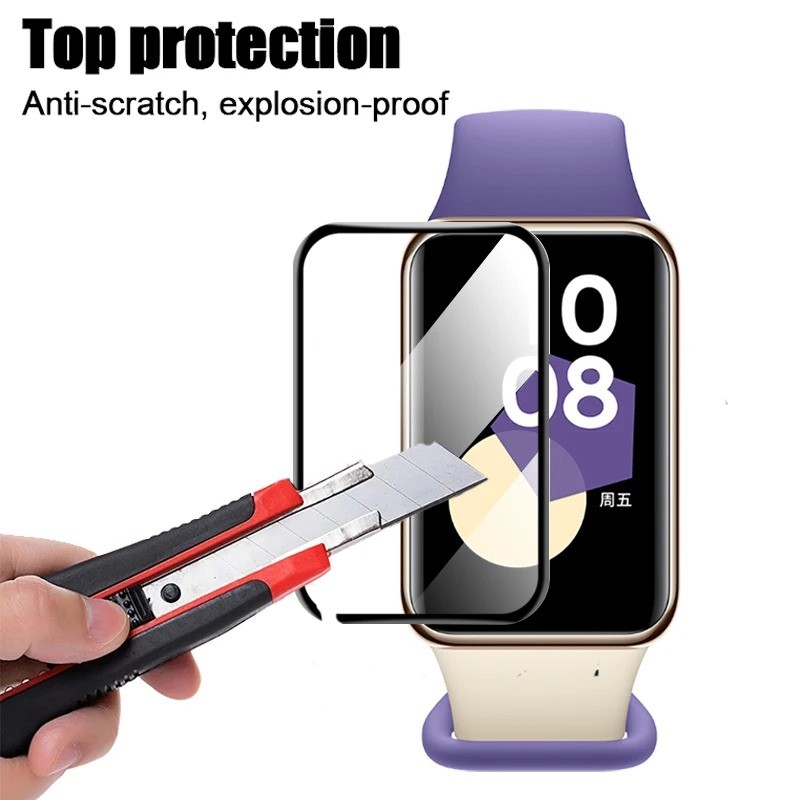 Miếng dán bảo vệ màn hình cong 3D cho Huawei Band 11 Pro 11 10 9 8 7 6 5 Smartwatch cho Huawei Band10 Band9 Phim bảo vệ