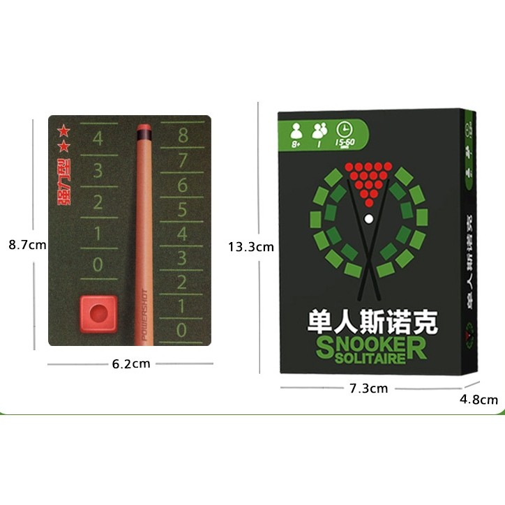 Boardgame Snooker Solitaire Game Bida 1 người bản Trung Engsub Tigar