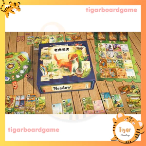 Boardgame Meadow - game art đẹp về tự nhiên hoa cỏ cây lá chim thú Tigar