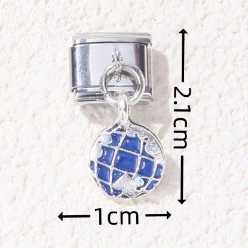 Mẫu Mới Thép Không Gỉ Ý DIY Charm Vòng Tay Cây Sống Trái Tim Cờ Cầu Vồng Mô Đun Đàn Hồi Vòng Tay