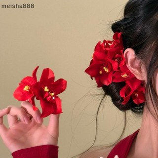 Meisha888 Bohemia Hoa Tóc Bên Kẹp Cô Dâu Hoa Kẹp Tóc Cho Nữ Cô Gái Thời Trang Ngọt Ngào Kẹp Tóc Đi Biển Ngày Lễ Phụ Kiện Tóc Quà Tặng