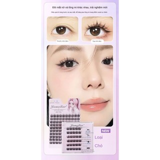 100 bộ mi giả kiểu chó không cần keo