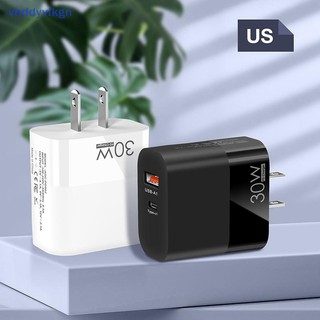 Vhd 30W USB Type C 3.0 cho 16 15 Điện thoại treo tường Huawei EU / US / UK Plug VN
