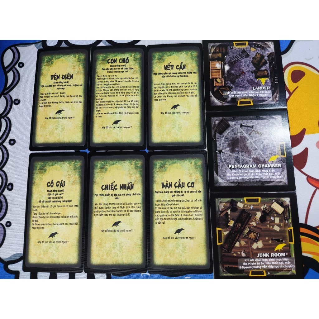 [Luật Việt] Betrayal At House On The Hill có bản Việt Sub và bản tiếng Anh trò chơi kinh dị Tigar
