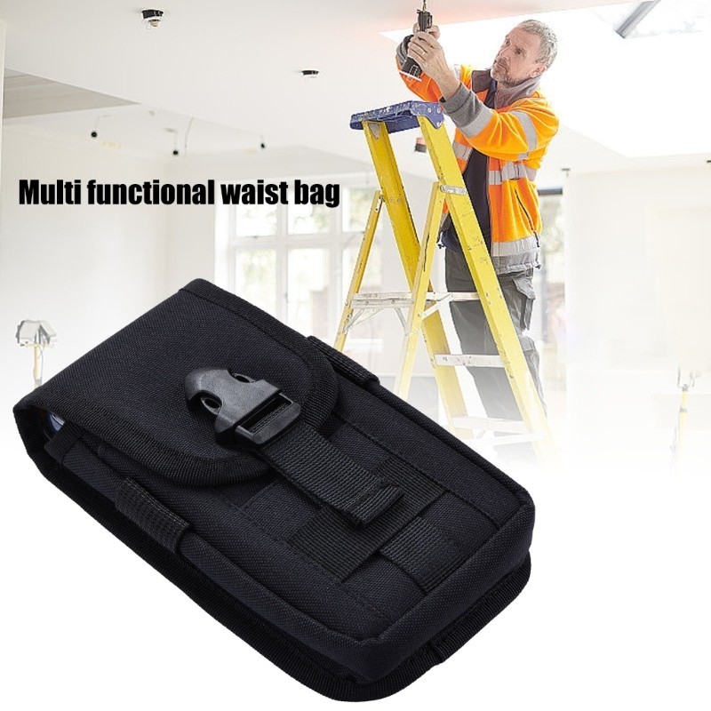 Jenniferferab Thiết Thực Fanny Pack Vỏ Điện Thoại Di Động Molles Túi Nhỏ Túi Thắt Lưng Cho Ba Lô
