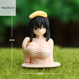 Diaper & CORED 5cm Anime Xe Để Bàn Trang Trí Búp Bê Ngực Lắc Kanako Nhân Vật Hành Động Quà Tặng YTH
