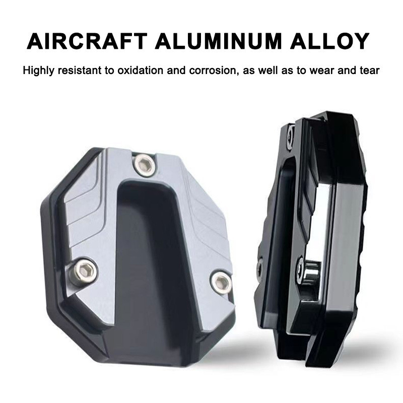 bọc chân chống xe máy SEAMETAL Đệm Mở Rộng Chân Chống Đứng Mở Rộng Bằng Nhôm Cho Xe Máy