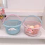 Dễ Thương Macaron Màu Di Động Giỏ Đựng Đồ Màu Hồng Cô Gái Trái Tim Miếng Dán Văn Phòng Phẩm Đồ Lặt Vặt Trang Sức Để Bàn Giỏ Chứa Đồ