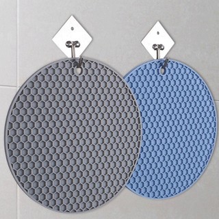 Thảm Trivet Silicon RISEDOT, Tấm Chống Trơn Trượt Giá Đỡ Nồi Silicon Hình Tròn, Phụ Kiện Nhà Bếp Chịu Nhiệt Miếng Lót Nóng Silicon Bền Cho Nồi Và Chảo