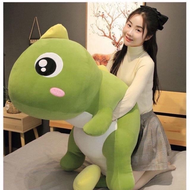 Gấu Bông Ôm Ngủ Gấu Ôm Hình Thú Khủng Long Đáng Yêu Gấu Ôm Ngủ Cao Cấp Chất Vải Mềm Mịn Đẻ Ôm Hay Gác Chân Ngủ Rất Thích