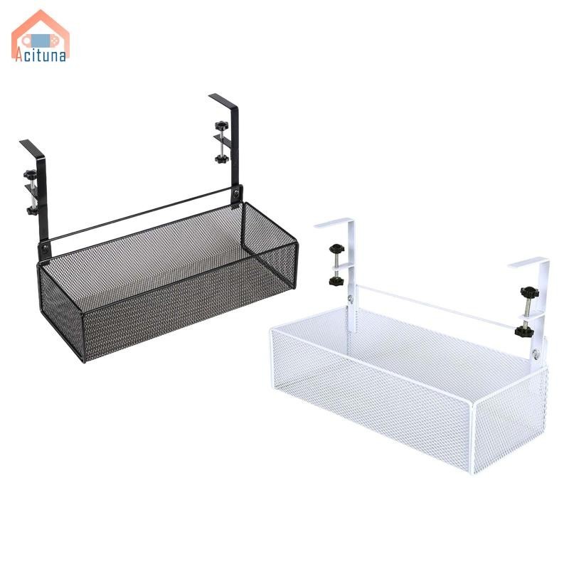 Kẹp bàn, dưới Tổ chức bàn làm việc, Giá đựng đồ bên, Dụng cụ treo máy tính để bàn đa năng cho phòng ngủ, phòng khách