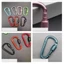 DARON D Loại Carabiner, Điện di hình chữ D Phát hành nhanh Carabiner, Khóa leo núi Bảo vệ Hợp kim nhôm đa chức năng Khóa thể thao ngoài trời Leo núi