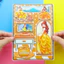đồ chơi cho bé gái cô tiên xanh Học liệu bóc dán đồ chơi ngôi nhà búp bê bằng giấy thủ công công chúa tocaboca h30