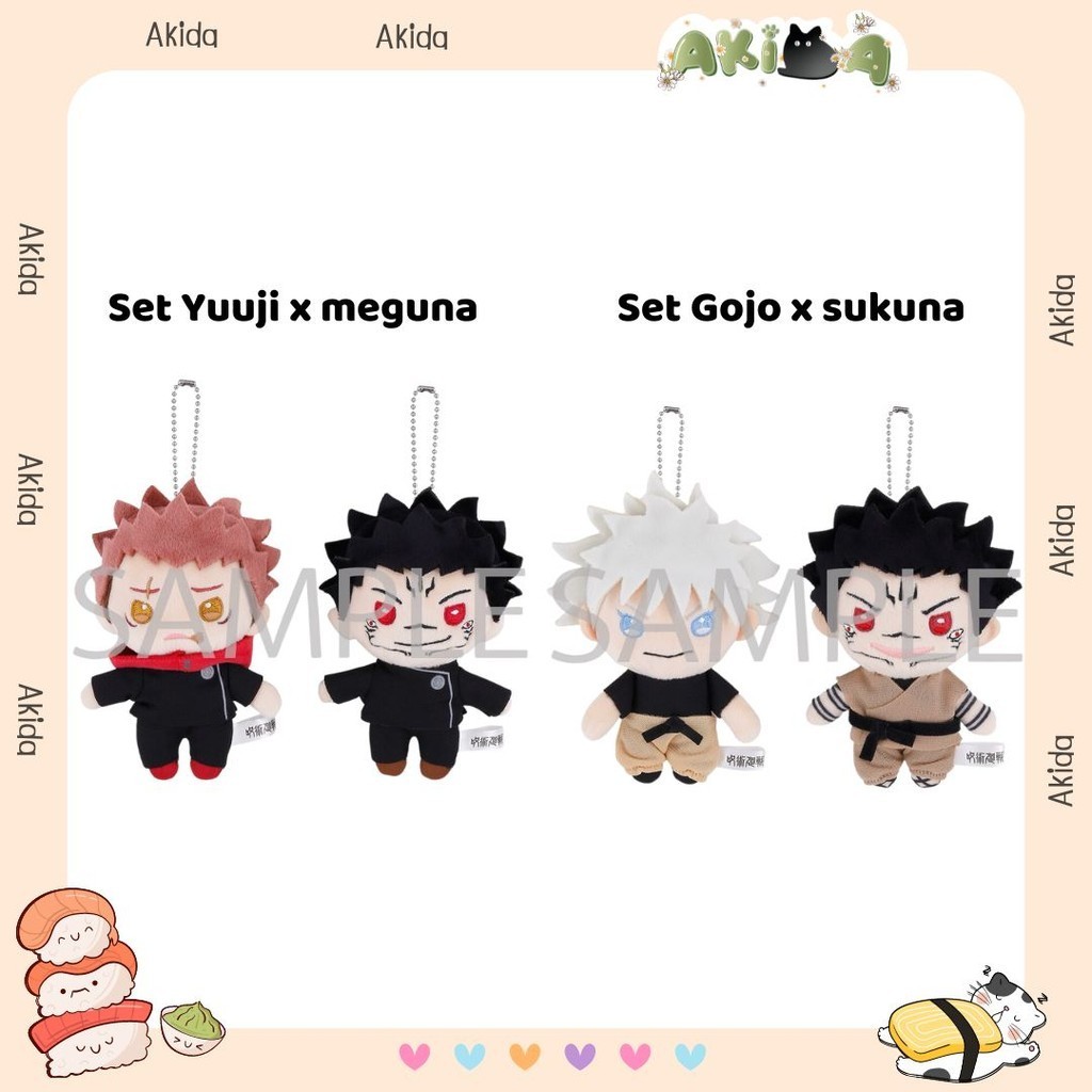 [Akida] Đồ bông - Mascost set 2 jump fest 2024 - Jujutsu kaisen ...