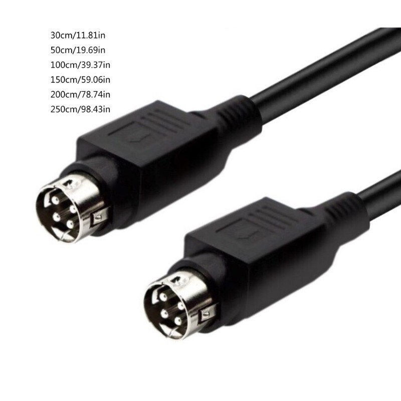 [3C] Cáp nối dài bộ chuyển đổi nam sang nam 4Pin DIN cho loa R1700BTR1600TIII Dây kết nối chắc chắn Din 4pin Nam Wir