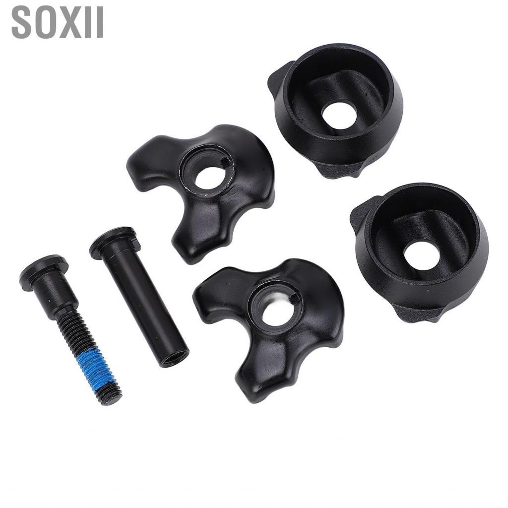 Soxii Bike Seat Clamp  Bicycle Post Rustproof Solid Construction Long Lifespan for Carbon Steel Saddle Rails