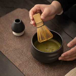 Gcdhome Nhật Bản Lễ Tre Matcha Cà Phê Thực Tế Bàn Chải Trà Xanh Chase Dụng Cụ Bàn Chải Trà Phụ Kiện HOT