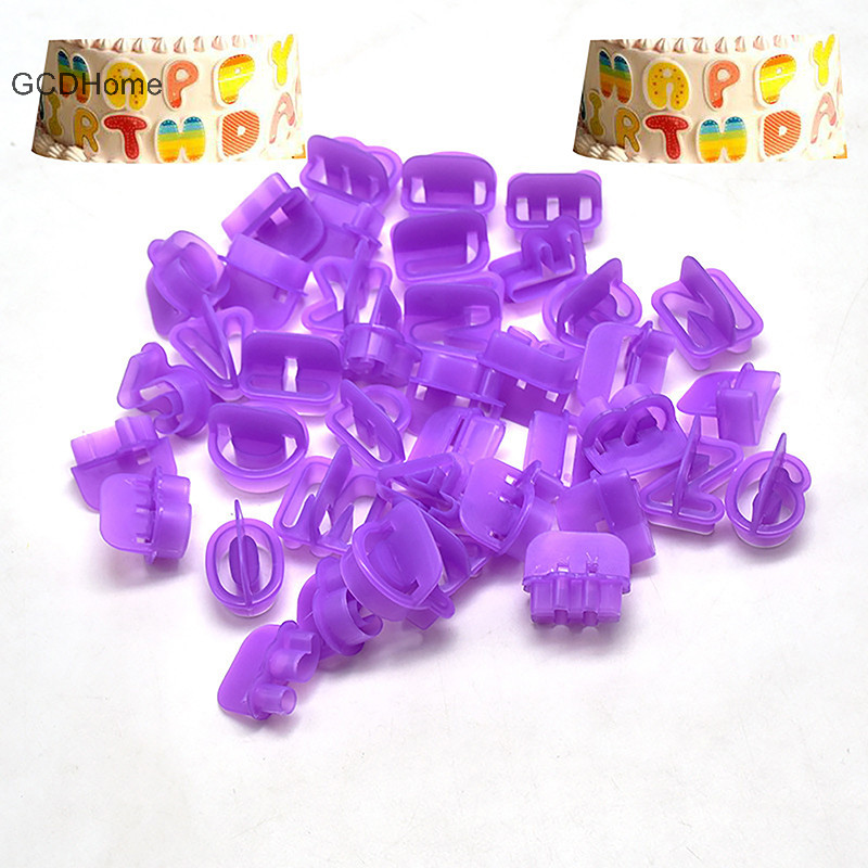 Gcdhome 40 Chiếc Bảng Chữ Cái Khuôn Bánh Cookie Cắt Hình Chữ DIY Fondant Khuôn Số Bánh Khuôn Nướng Trang Trí Dụng Cụ HOT
