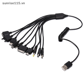 Lmh Universal 10 trong 1 Trò chơi điện thoại di động đa chức năng Sạc cáp USB.