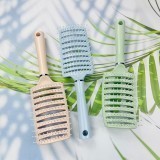 Lược Gỡ Rối, Tạo Phồng Tóc-Lược Sấy Tạo Kiểu Bán Nguyệt Cỡ Lớn Chuyên Dụng Giảm Rụng Tóc