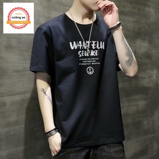 Áo thun nam, áo phông nam tay ngắn cổ tròn chất thun lạnh , dày dặn thoáng mát hình chim - cường an fashion