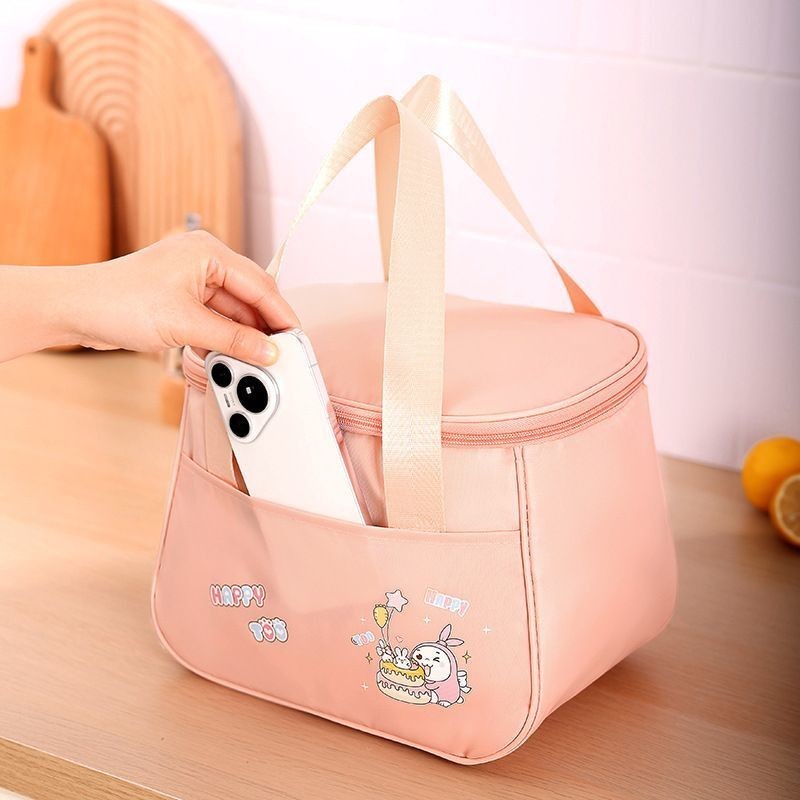 Dung Tích Lớn Cách Nhiệt Hộp Cơm Trưa Túi Hoạt Hình Cách Nhiệt Tote Túi Ăn Trưa Cách Nhiệt Túi Xách Bento Túi Cách Nhiệt Chống Thấm Nước Túi Bento Túi Dã Ngoại Ngoài Trời Hộp Cơm Trưa Túi Buggy Túi BentoBag