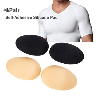 Julyhot 1 Cặp Miếng Dán Silicon Tự Dính Có Thể Tái Sử Dụng Tăng Ngực Nam Cơ Ngực Miếng Dán Nam Mềm Shaper Silicone Pad Massivedeals