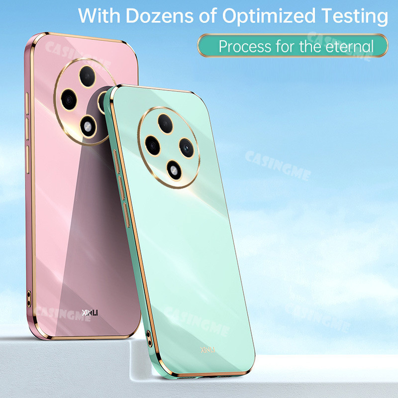 Oppo Reno12 F 5G 2024 Vỏ Mạ Sang Trọng Cho Oppo Reno 12F Reno12F Reno12 12 Pro F 4G 5G 2024 Ốp lưng Silicon Mềm Chống Sốc Ốp lưng
