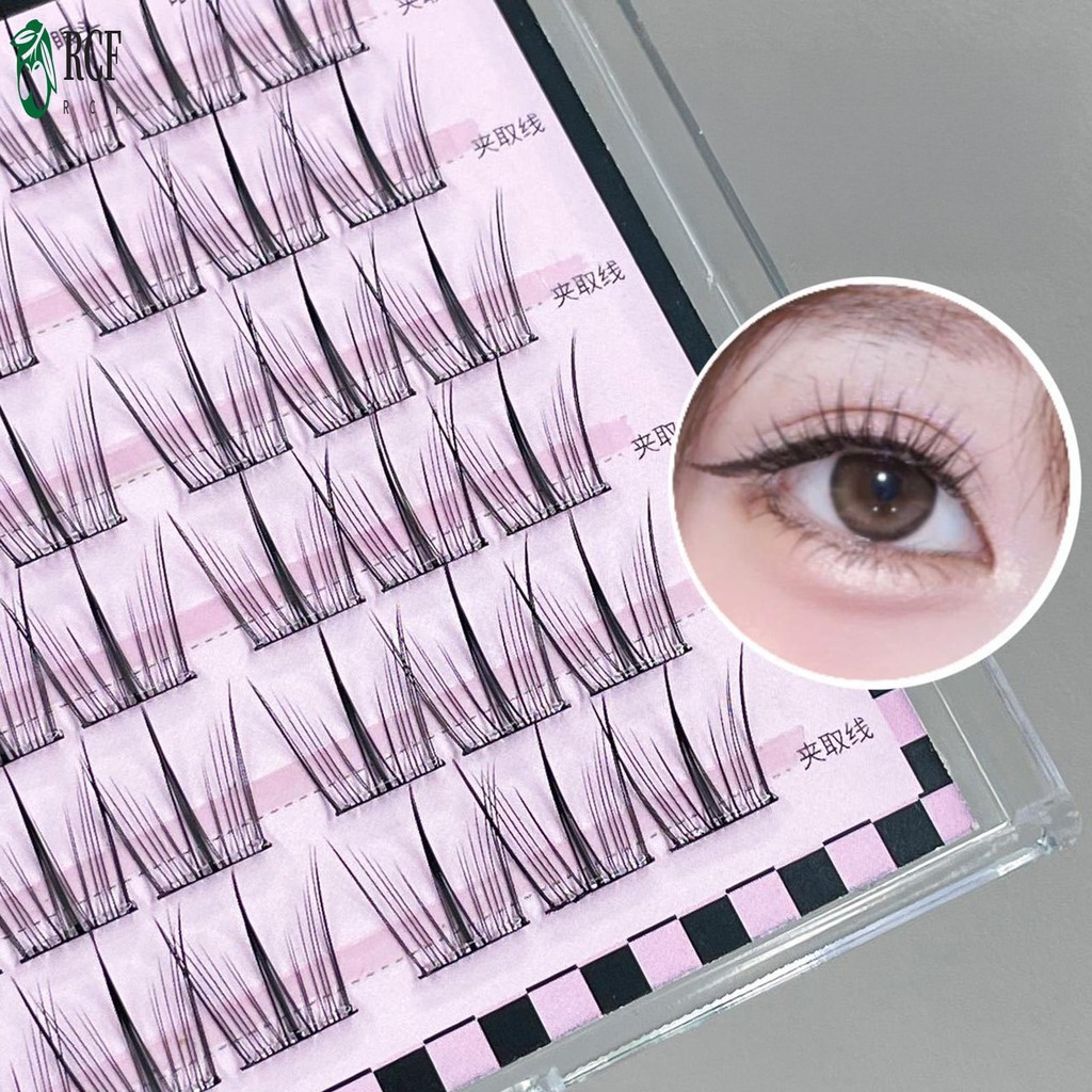 Phụ nữ nối mi Wispy Hàn Quốc Lông mi giả lâu trôi