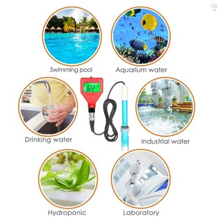 Hilivn) Máy đo PH 0-14pH Phạm vi đo lường Chất lượng nước Bút LCD PH 1,5 inch có đèn nền xanh để pha nước Thực phẩm Phòng thí nghiệm nuôi trồng thủy sản
