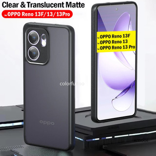 Ốp Điện Thoại Trong Suốt Oppo Reno 13F 5G Matte Cho Oppo Reno 13 Pro 13Pro 13F Reno13F 4G 5G Lớp Bảo Vệ Thả Trong Suốt Chống Trầy Xước