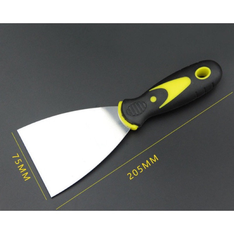 Dao xúc bột bả cạo sàn Inox không gỉ Dùng cho thi công sơn Hiệu ứng đủ Size Chắc Bền Đẹp - FE123